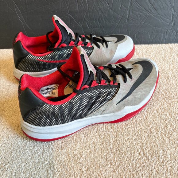 Nike Zoom Run The One James Harden Men's Basketball Shoes Size 9 Gray Black - Picture 1 of 10